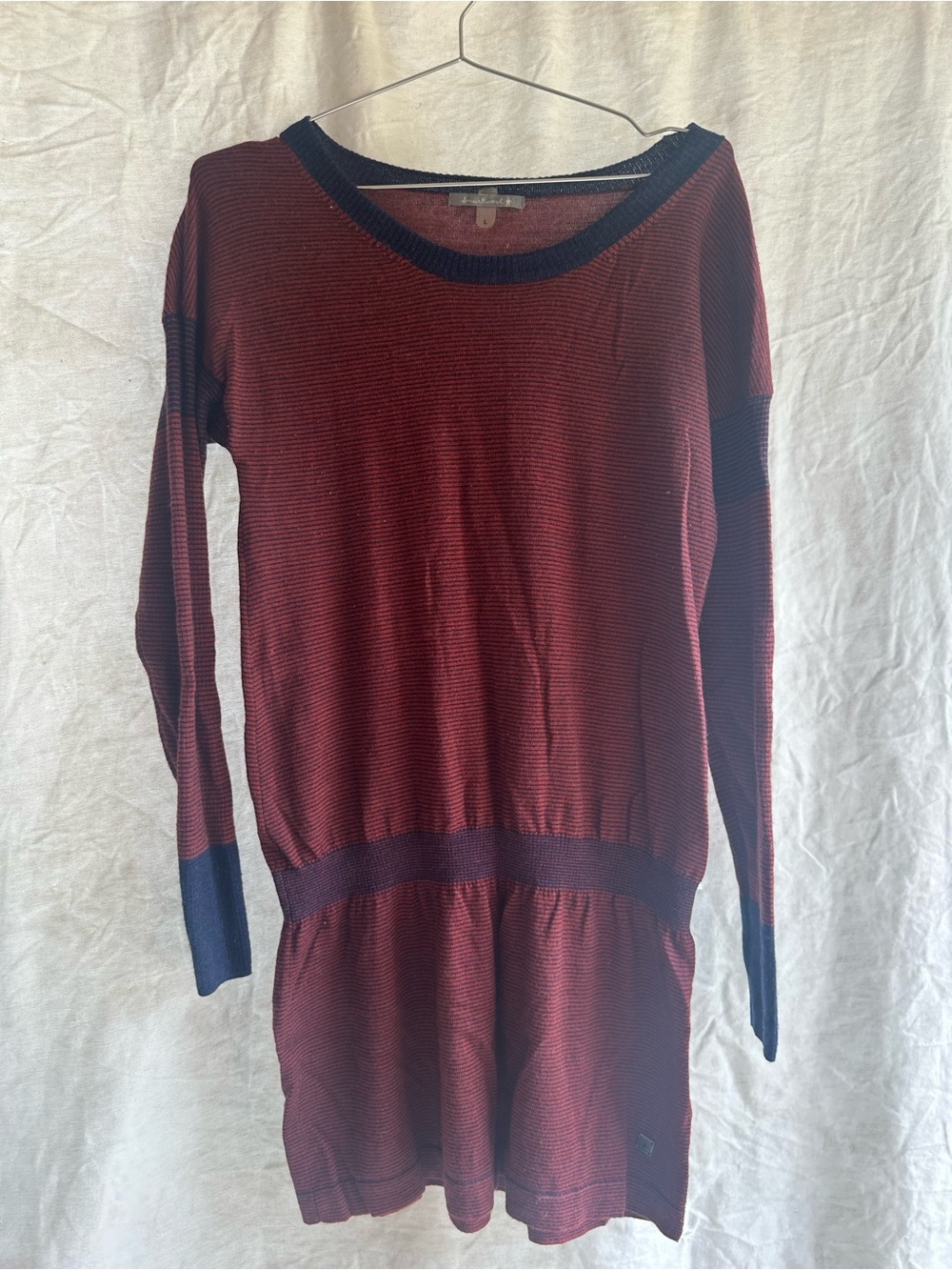 Smartwool Women's Burgundy Knit Long-Sleeve Dress